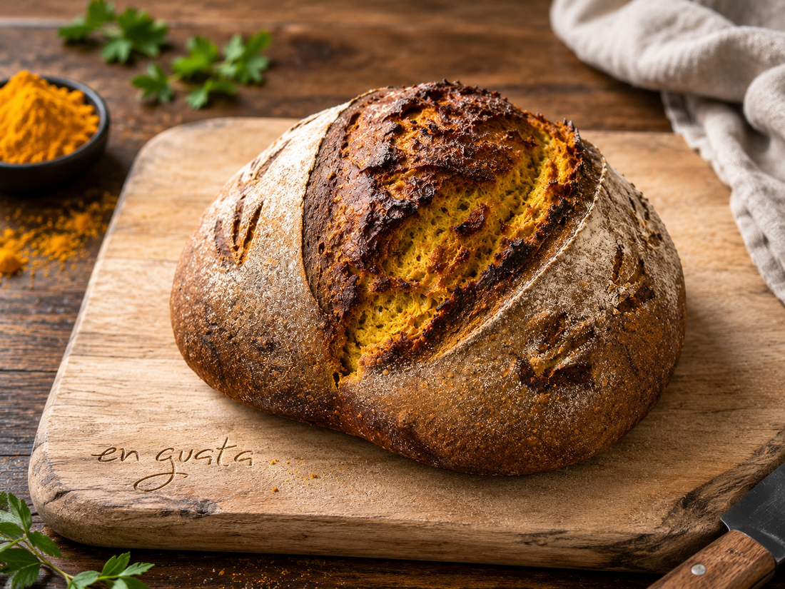 Kurkuma Sauerteigbrot 🍞🧡