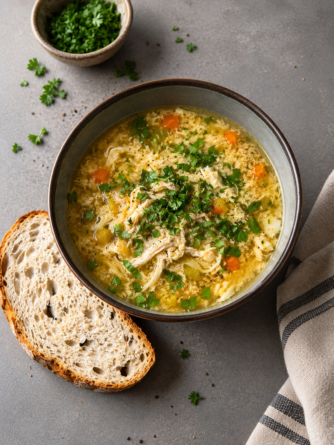 Simple healthy family cooking