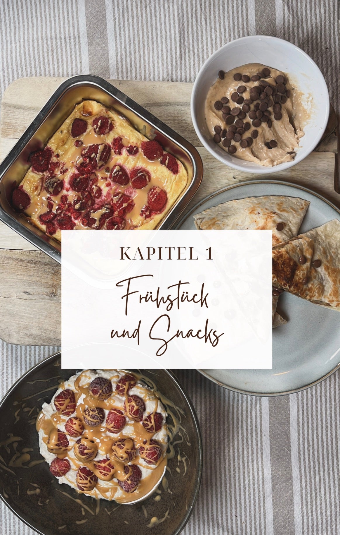 Cookbook pages and recipes